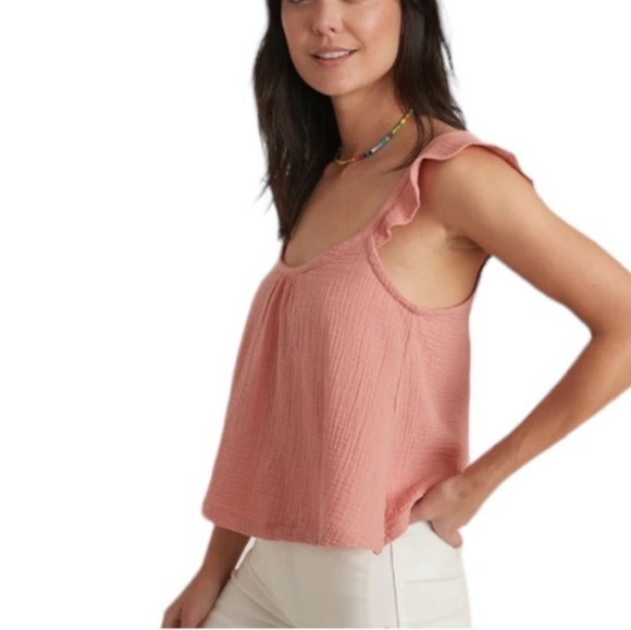 NWT Marine LayerJude Flutter Tank Top Size XL - Picture 5 of 7